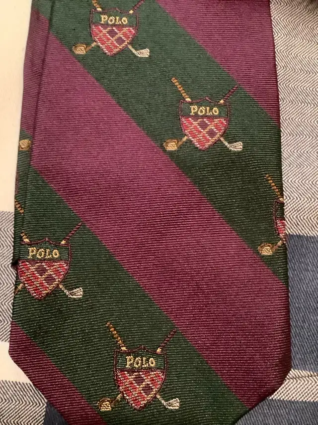 polo Ralph Lauren vintage men’s tie, polo crest  in Men's in Cambridge - Image 3