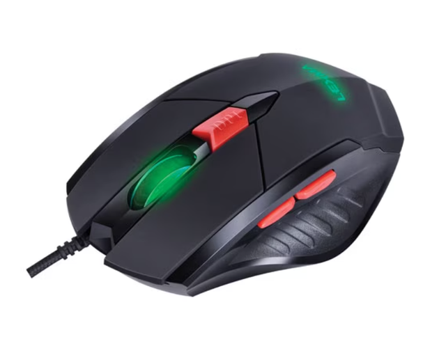 LEXMA G60 GAMING MOUSE - gold plated usb 6 button mouse DPI