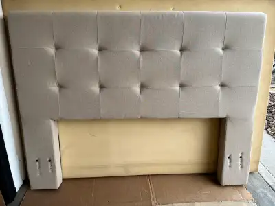  Upholstered headboard (queen/double)…ONLY $40, View more