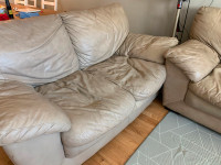 Leather sofa $70