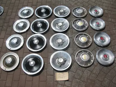 HUB CAPS - 32 assorted 13", 14", 15" Lot price $90.00 for all