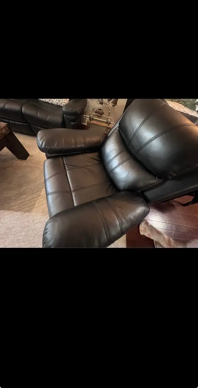 3 Piece Leather Reclining Sofa Set in Multi-item in Mississauga / Peel Region - Image 6