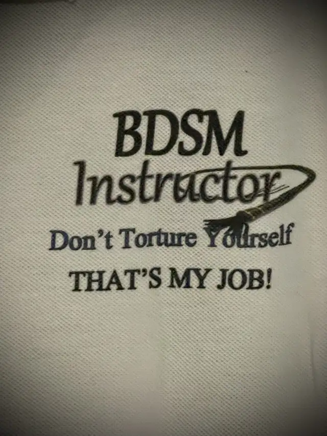Bondage Instructor T-shirt - Golf Shirt • Medium in Other in Kitchener / Waterloo - Image 7