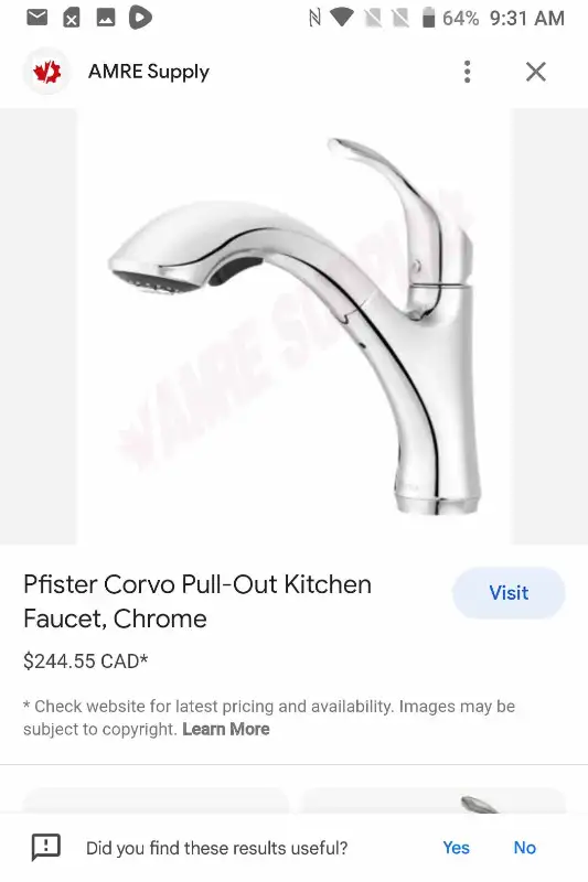 New Pfister  Kitchen Faucet  Shediac N.B. in Plumbing, Sinks, Toilets & Showers in Moncton - Image 3