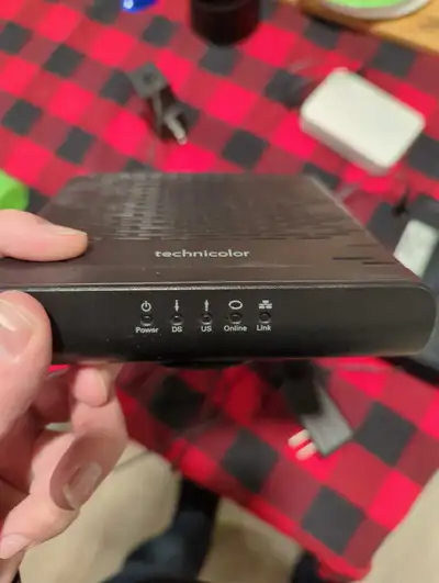 I'm selling a used Technicolor modem. It's in good working condition and ready to connect you to the...