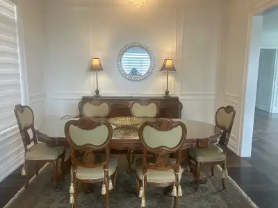 solid wood dining table, View more