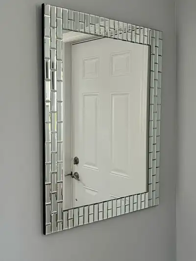 Mosaic Mirrored Wall Mirror, View more