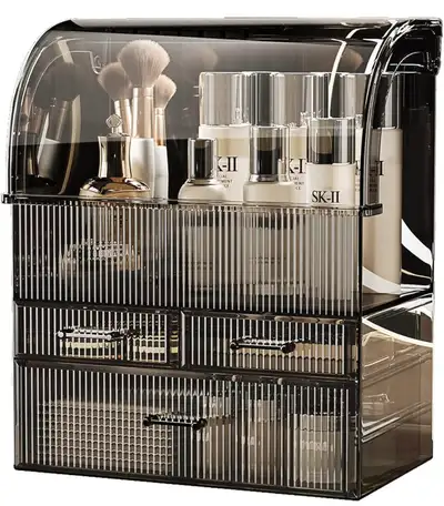 MOOCHI Professional Large Cosmetic Makeup Organizer Dust Water P, View more