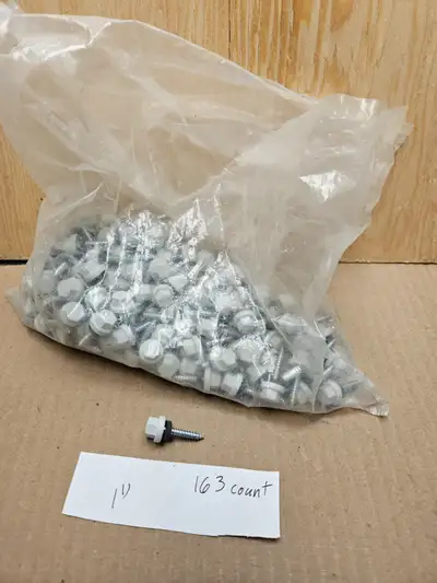 1" Nylon Head Screw, metal to wood, Qty. 163, View more