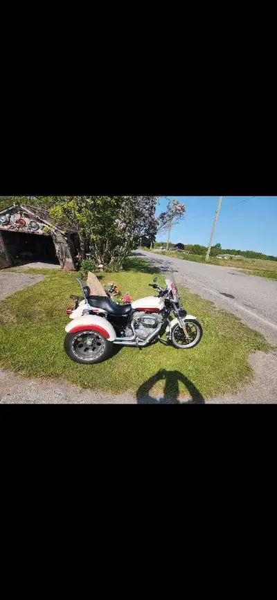 2012 Harley Davidson 883 Sportster Trike Low km New Injectors Leather No Reverse $8000 OBO Posted fo...