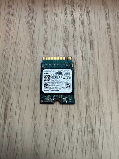 Kioxia 256GB SSD M.2 2230 NVMe Drive, View more