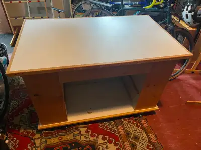 Free workbench and storage unit, View more