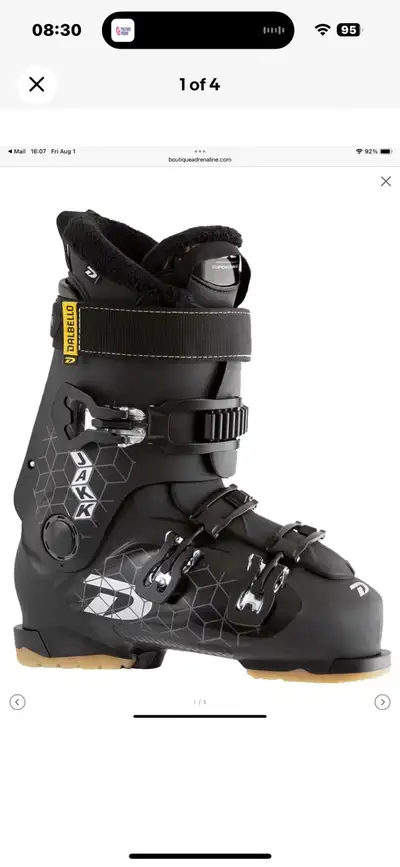 Dalbello Jakk Ski Boots Mens Sz 25/25.5 Last 103 mm Bra, View more