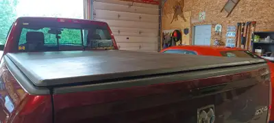 Extang folding truck bed cover. 8 foot bed from a 2022 Ram Classic. Excellent condition. https://rea...