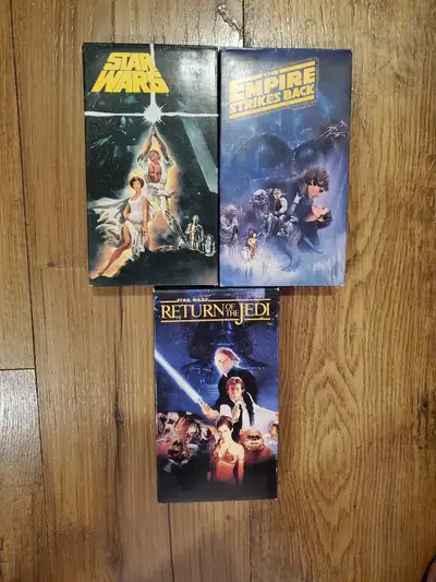 Star wars trilogy vhs excellent condition lot of 3. $40 obo