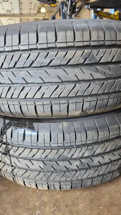 I have 2 all season tires for sale from a 2024 Subaru Crosstrek. Both tires have 2mm of tread remain...