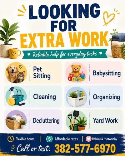 Looking for work , View more