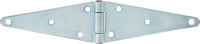 (5-Pack) The HILLMAN Group 851942 Heavy Strap Hinge, Zinc, 6inch