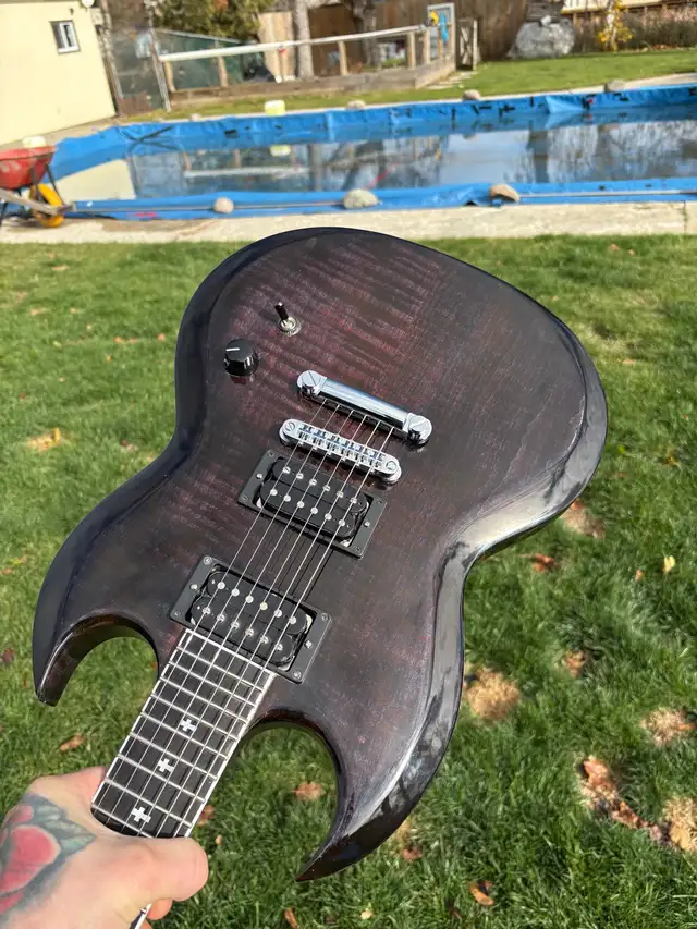 Clarke Customs- Prototype Sabbath SG in Guitars in Markham / York Region - Image 7
