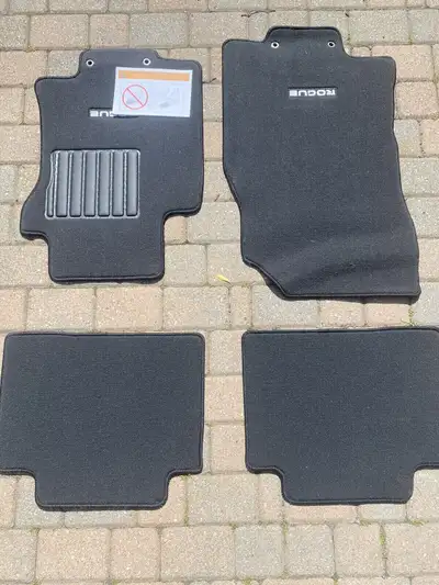 New fabric Nissan rogue floor mats. 2018 but may fit other years as well.