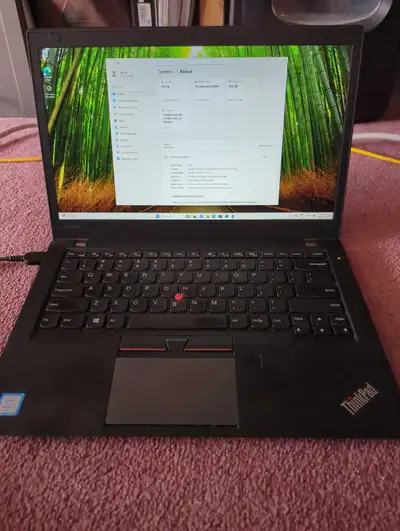Lenovo Thinkpad laptop, Windows 11, Intel i5, View more