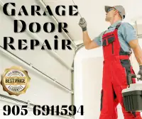 garage door new spring cable remote repair today
