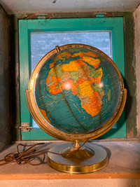 Vintage Crams Unrivaled Terrestrial 12&nbsp;Inch globe.