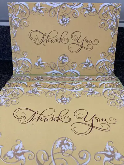 13 NEW CARLTON STAFF THANK YOU CARDS - $15, View more