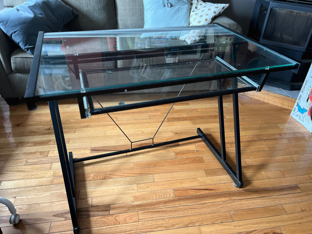 Small Glass Top Desk in Desks in Dartmouth - Image 2