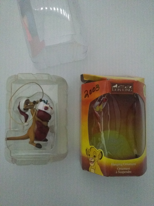 Christmas Ornament: Disney's Timon from Lion King 2003 in Holiday, Event & Seasonal in Cambridge