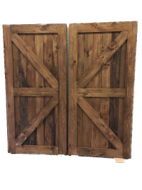 Rustic Custom Handcrafted Sliding Barn Doors & Hardware Avail