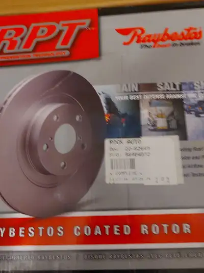 Raybestos 981010FZN Rust Prevention Technology Coated Rotor Brake Rotor, 2 Pack NEW ASKING PRICE $11...