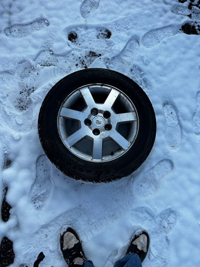 Cadillac CTS winter tires and rims 5x115 in Tires & Rims in Oshawa / Durham Region