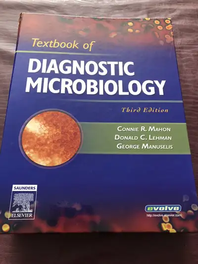 Textbook of DIAGNOSTIC MICROBIOLOGY third edition Connie R. Mahon Donald C. Lehman George Manuselis