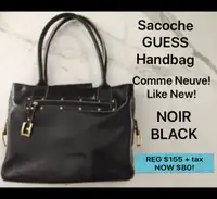 Sacoche *GUESS* Handbag ~COMME NEUVE!  $80 ou MEILLEURE OFFRE!