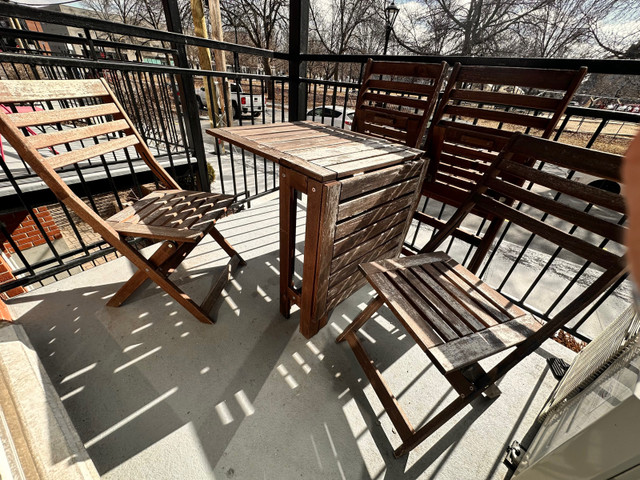 Ensemble patio Ikea compact 4 places dans Mobilier pour terrasse et jardin  à Ville de Montréal - Image 2