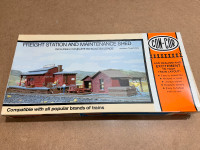 HO Scale - Freight Statio and Maintenance Shed