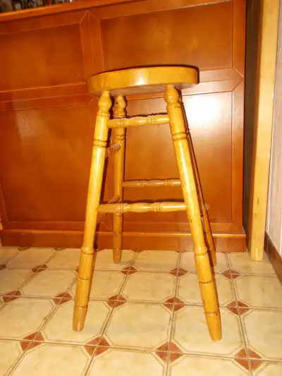 Solid Oak Stool, View more