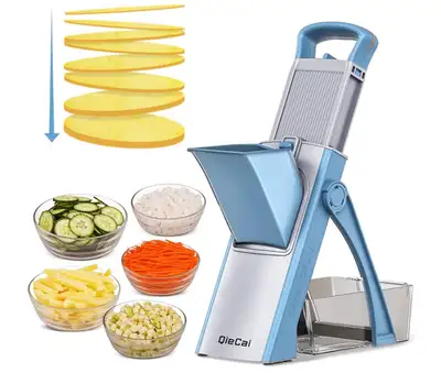 QieCai Vegetable Chopper Safe Mandoline Slicer for Kitchen, View more