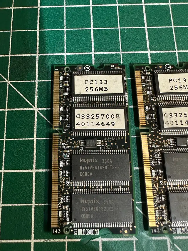 Original Ricoh 256MB PC133 PCB SDRAM DIMM   in Flash Memory & USB Sticks in Mississauga / Peel Region - Image 3