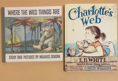 excellent shape ($10 each 3 for $25) -Where the Wild Things are by Maurice Sendak hardcover 25th ann...