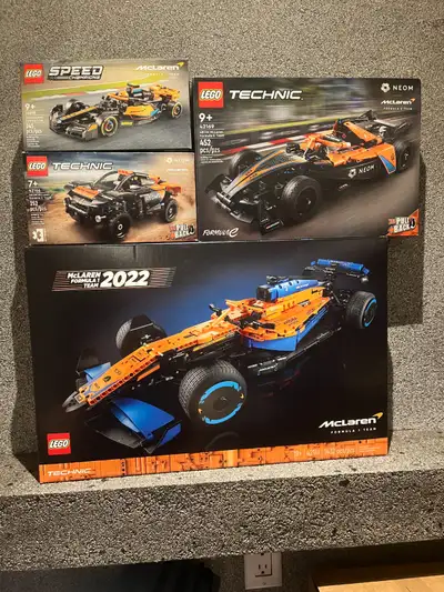 $400 for everything, 4 LEGO sets and 4 hotwheels cars. All 4 LEGO sets have been retired and no long...