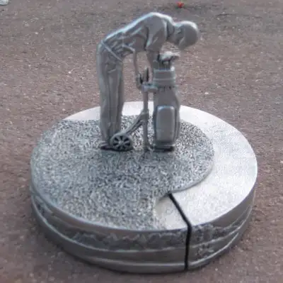 Blue Mist Pewter Canada GOLF Coaster Set, View more
