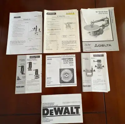 Looking for someone interested in a package deal for a collection of woodworking tools. Selling as a...