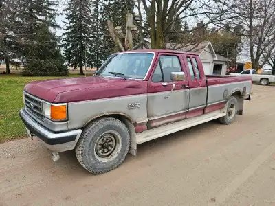 1990 ford xlt lariat diesel 182 thousand miles Overdrive transmission One tone Posi rear end A/c cru...