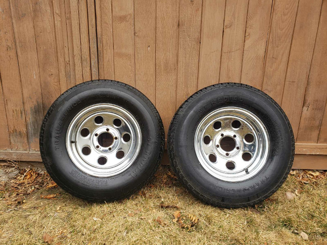 14 inch trailer wheels and tires  in Tires & Rims in Prince Albert