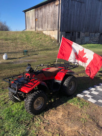 1988 Suzuki quad runner 250 4x4, with ultra low and diff lock