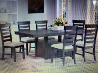 BRAND NEW 7 PIECE DINING SET SOLID WOOD, NEVER USED STILL IN BOX