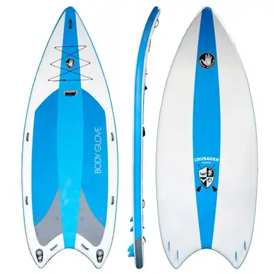Features: Inflatable Double layer side rails and stringers Durable PVC and dropstitch construction 4...