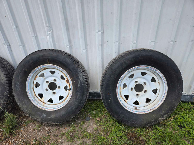 Set of 4 Trailer Tires in ATV Parts, Trailers & Accessories in Chatham-Kent - Image 3
